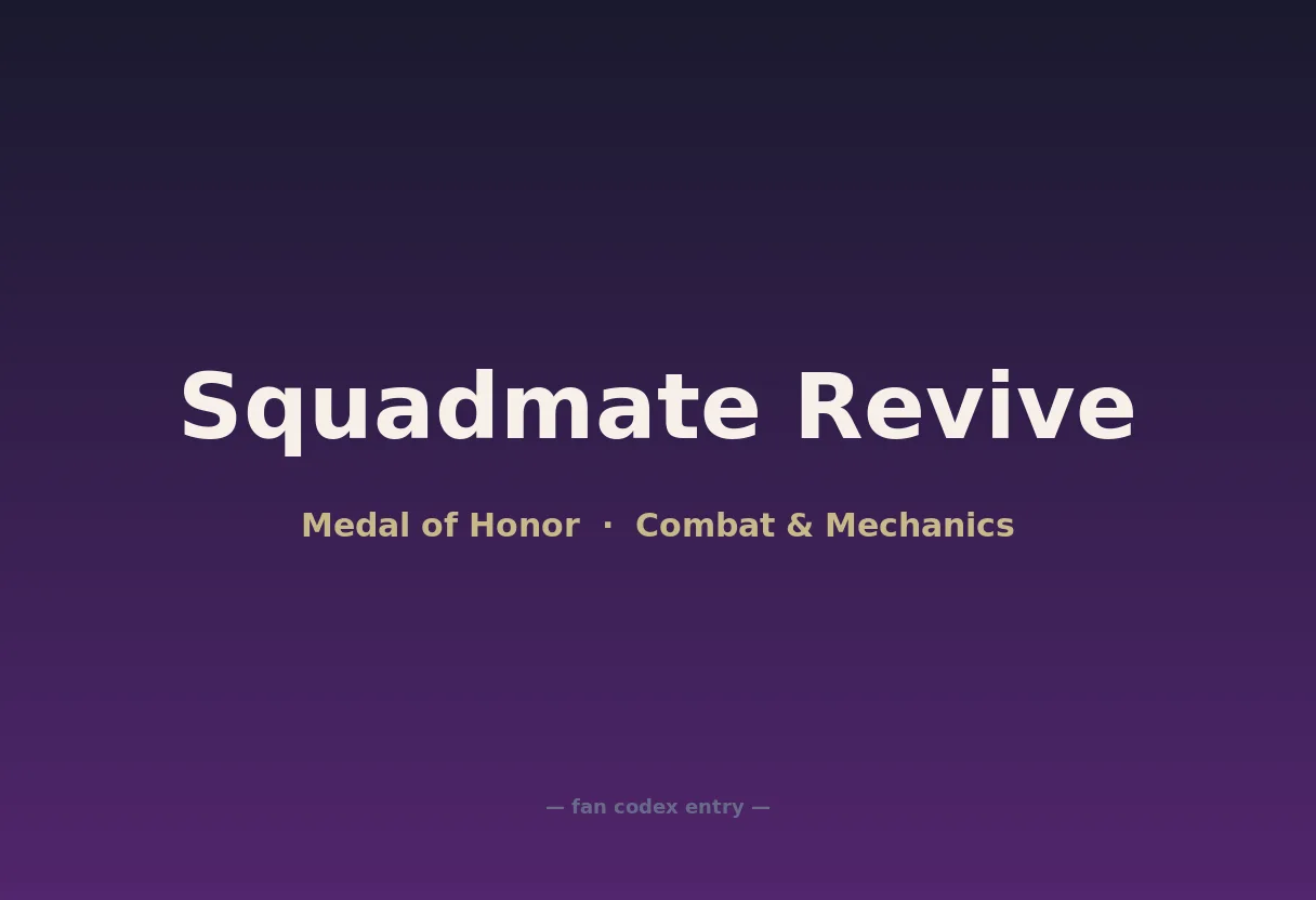 Squadmate Revive