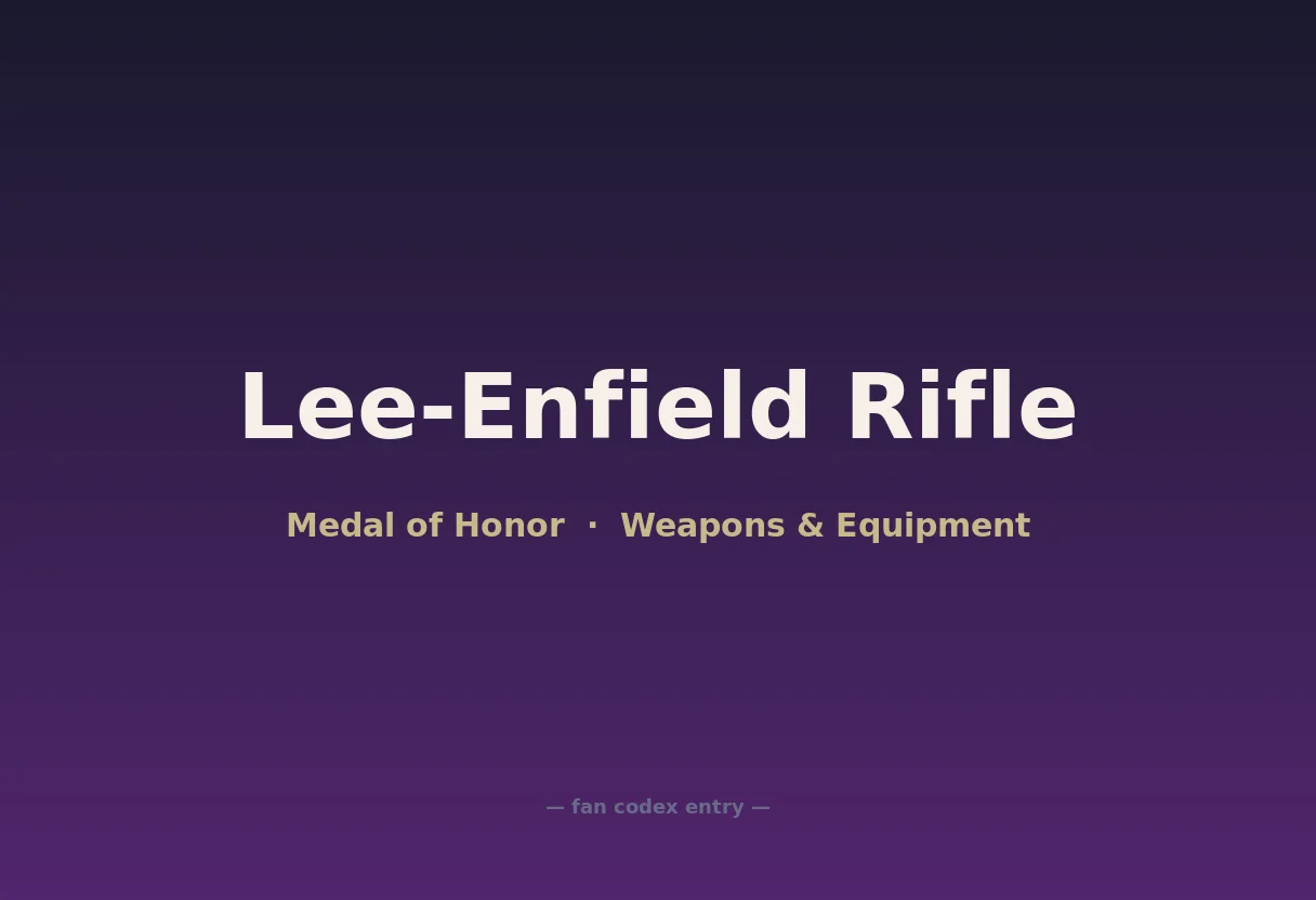 Lee-Enfield Rifle