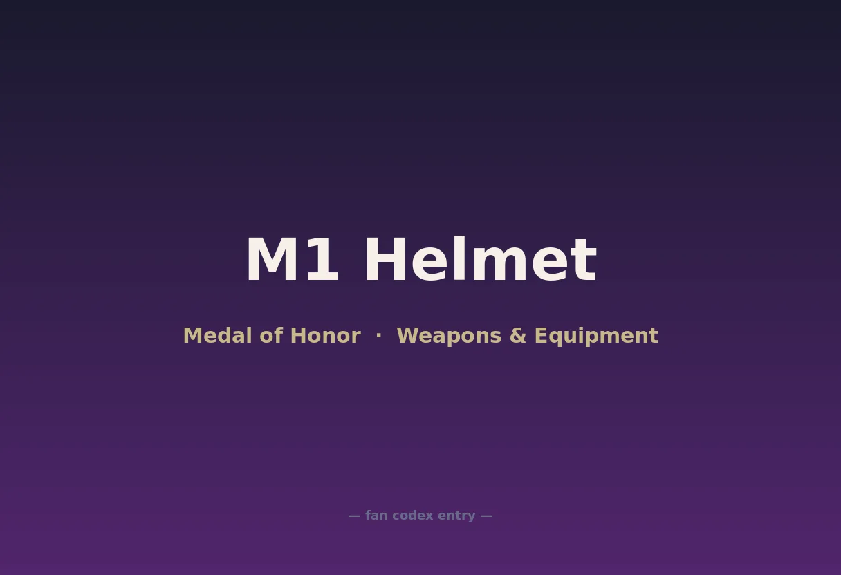 M1 Helmet