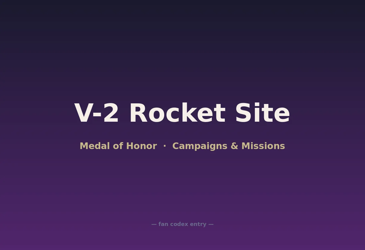 V-2 Rocket Site